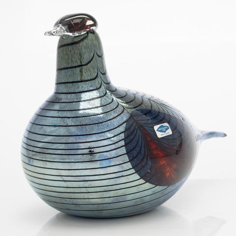 Oiva Toikka, A glass bird 'Pheasant', signed O. Toikka Nuutajärvi.