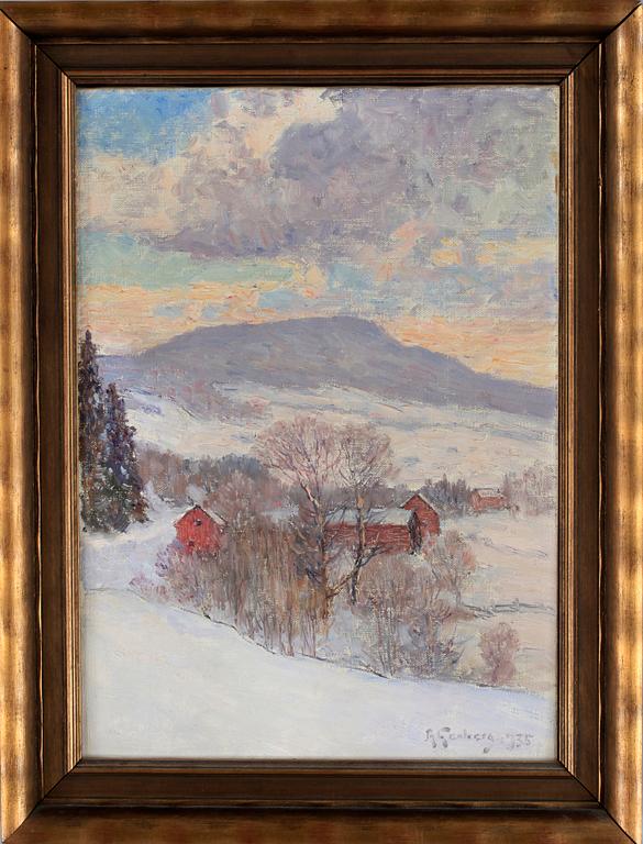 ANTON GENBERG, olja på duk, sign och dat 1935.