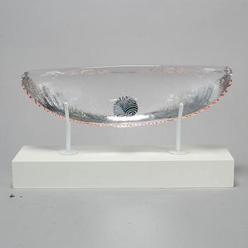 BERTIL VALLIEN, a glass sculpture, Kosta Boda, signed and numbered.