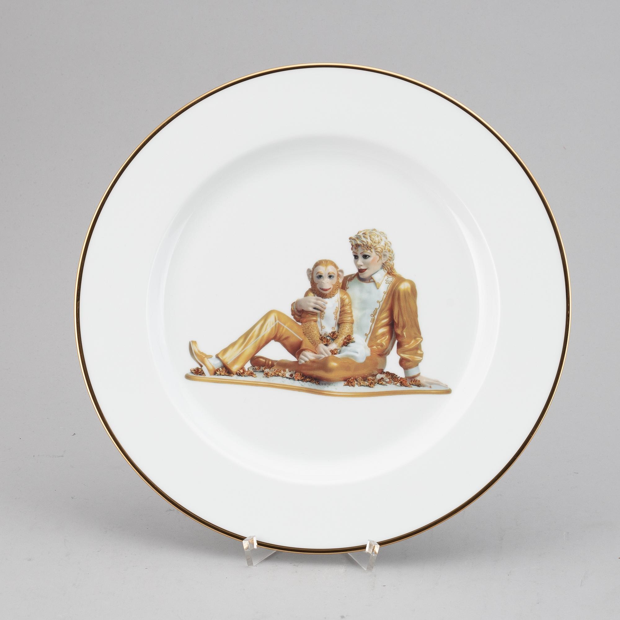 JEFF KOONS, tallrik, för Bernardaud, upplaga om 4500 ex, 2013.