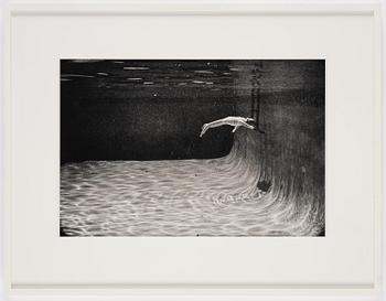 Laurie Simmons, "Woman Swimming Toward Ladder", 1981.