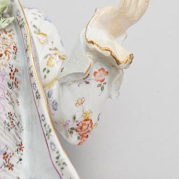 Figuriini, Meissen, posliini, Saksa, 1800-luku.