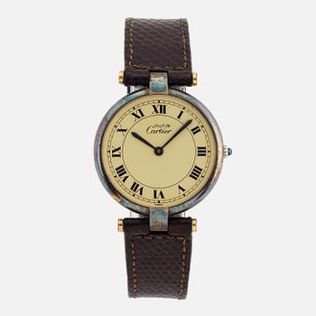 CARTIER, wristwatch 30 mm.