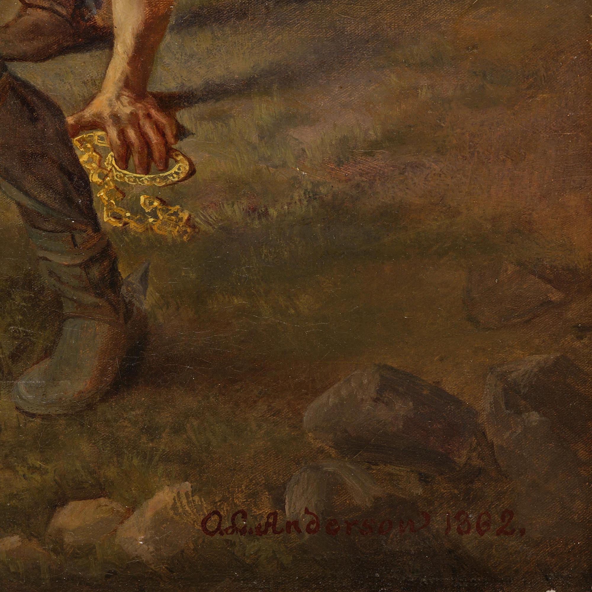 Oskar Leonard Andersson, Bataljscen.