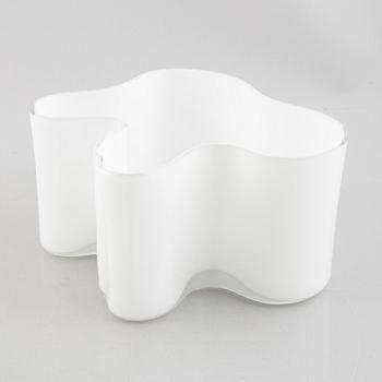 Alvar Aalto, a model 3031 glass vase, signed, numbered and dated 1989.