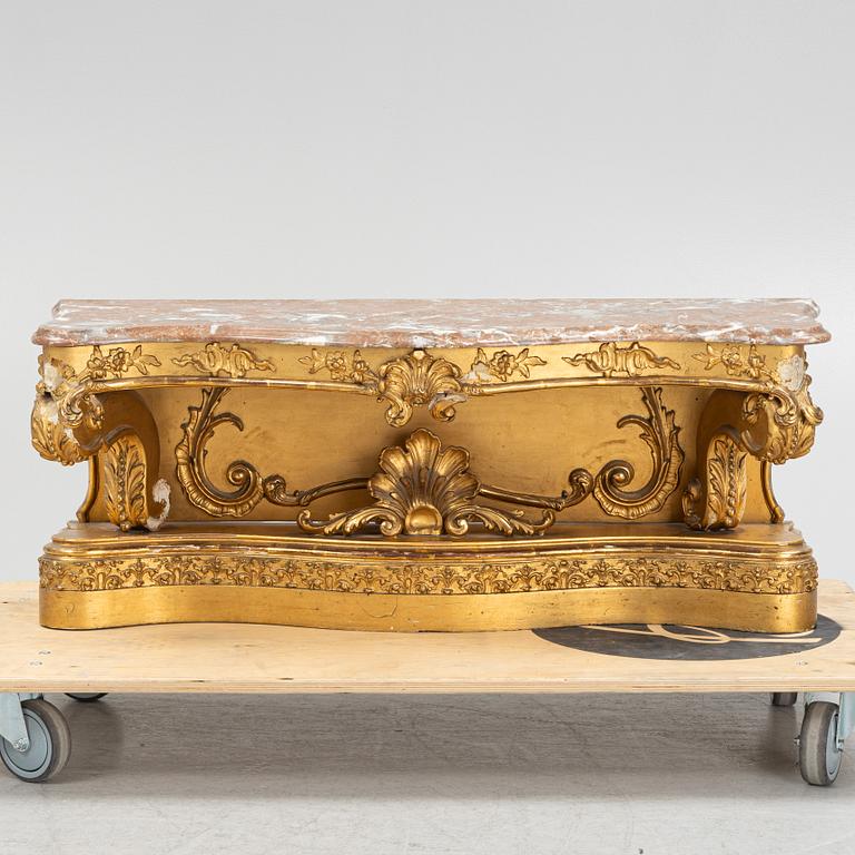 Mirror tray, Neo-Rococo, late 19th century.