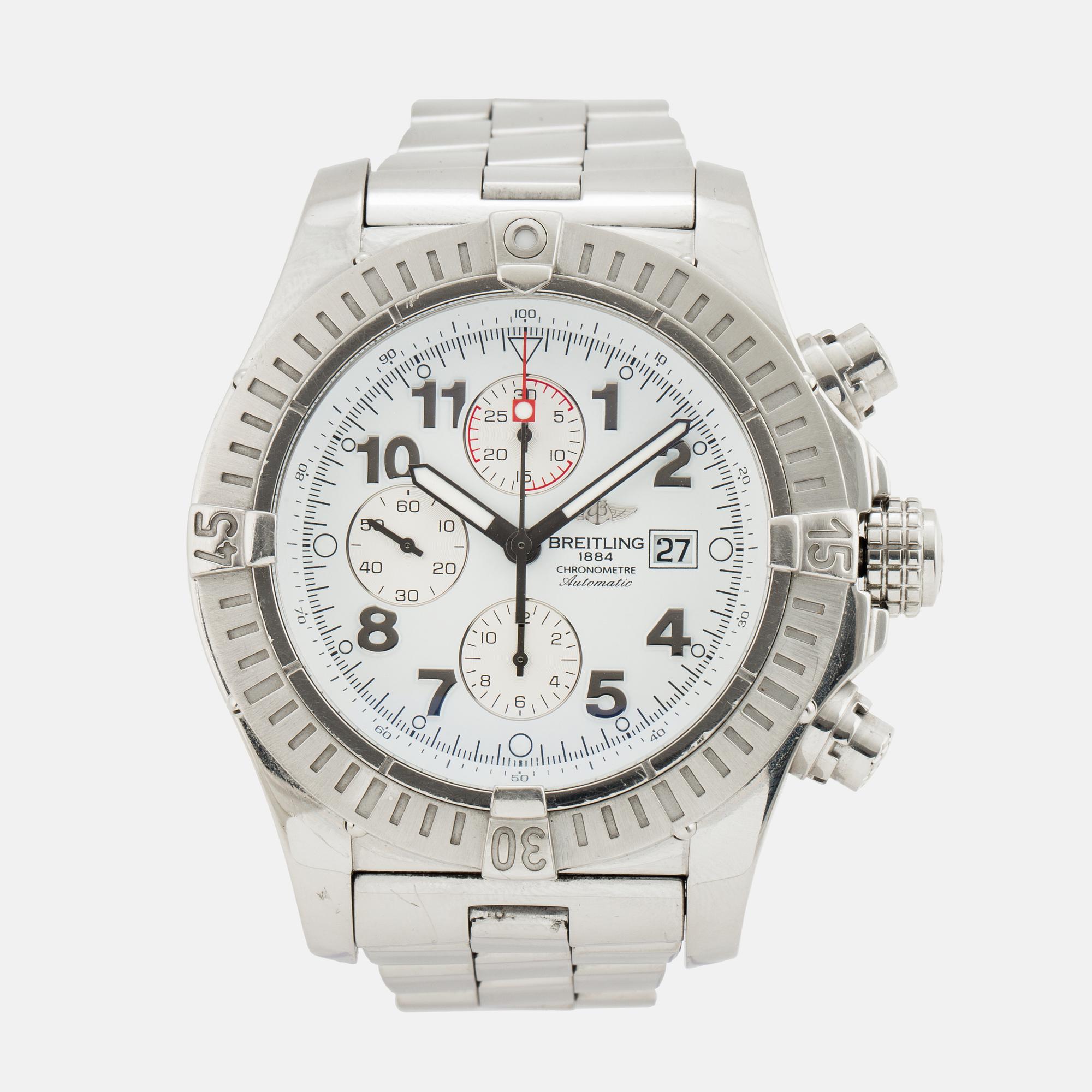 BREITLING, Super Avenger, Chronometre, chronograph, wristwatch, 48,4 mm.