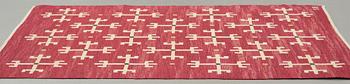 Sigvard Bernadotte, MATTO, flat weave, ca 205,5 x 135,5 cm, signed SB (Sigvard Bernadotte).