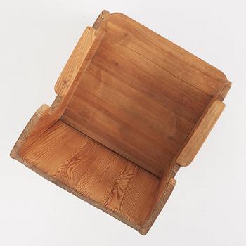 Nordiska Kompaniet, a stained pine chair, 1930s-1940s.