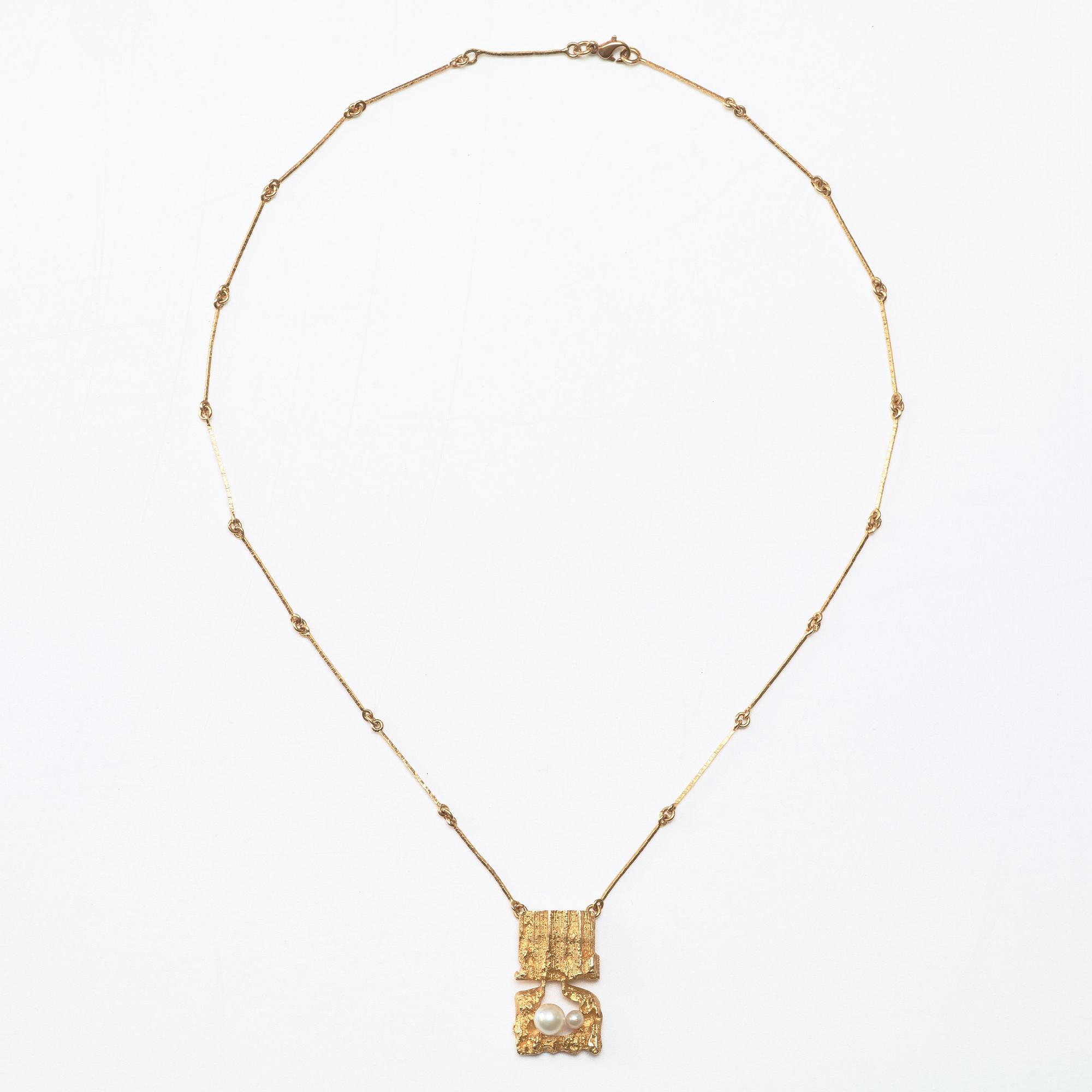 LAPPONIA, an 18K gold necklace, probably 1970's.