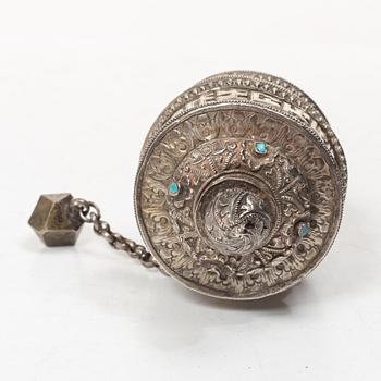 A Norwegian silver spoon, mark of Marius Hammer, Bergen, 1888.