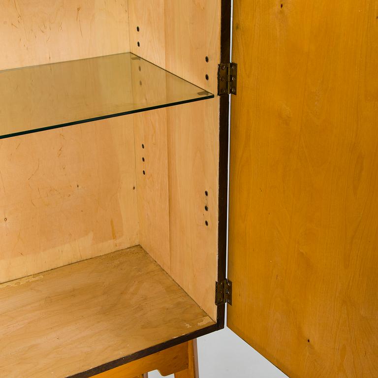 Serving cabinet, "cocktail cabinet" probably manufactured by Oy Boman AB in the 1940s.