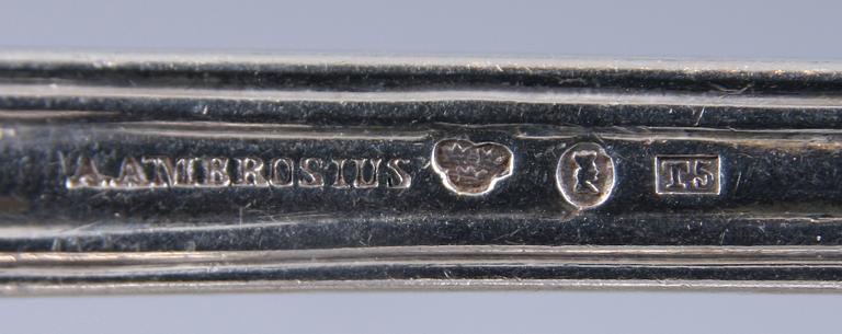 BESTICKSERVIS, 24 delar, silver.