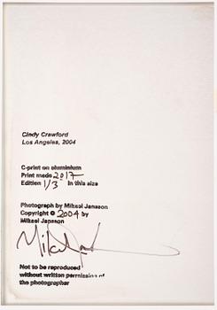 Mikael Jansson, "Cindy Crawford, Los Angeles", 2004.