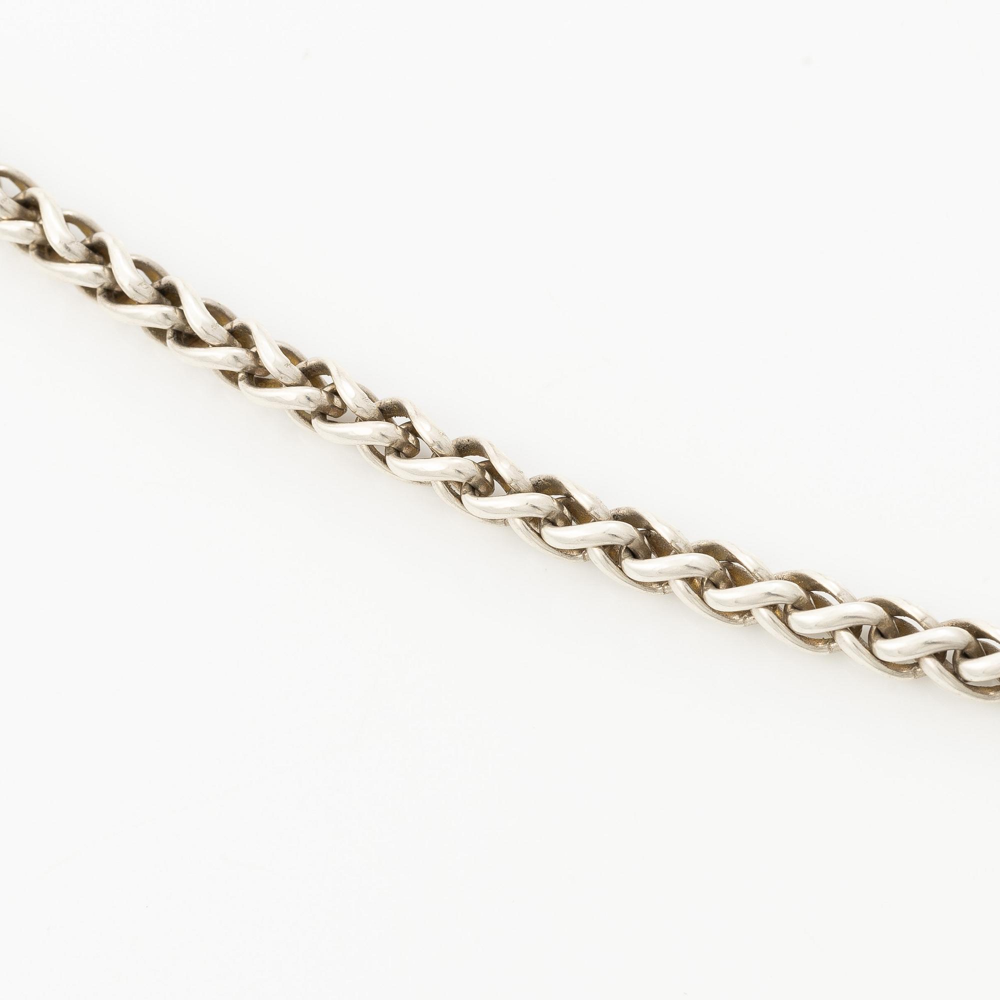 Vivianna Torun Bülow-Hübe, collier, sterlingsilver, George Jensen, Danmark.