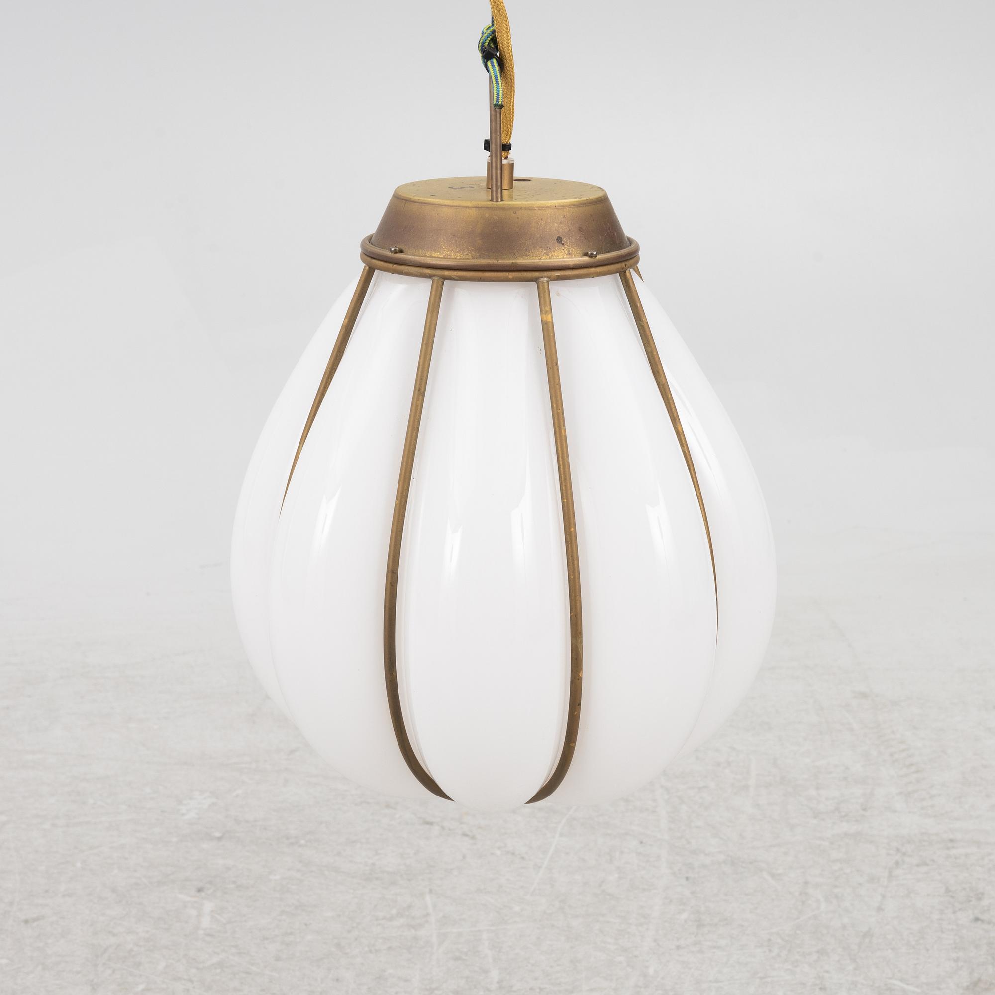 An 'Åbo' ceiling lamp, Örsjö belysning, 21st century.