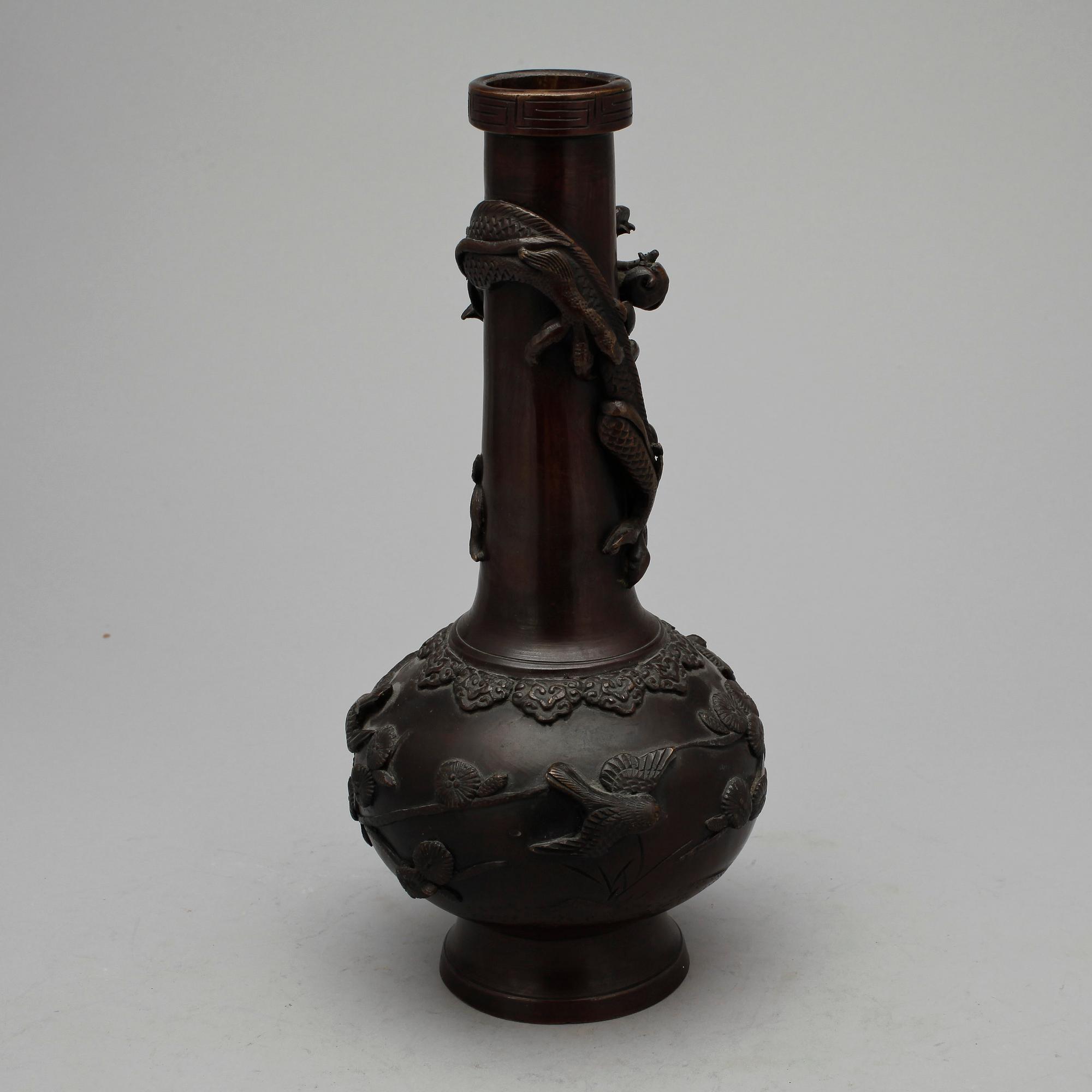VAS, brons, orientalisk, 1800/1900-tal.
