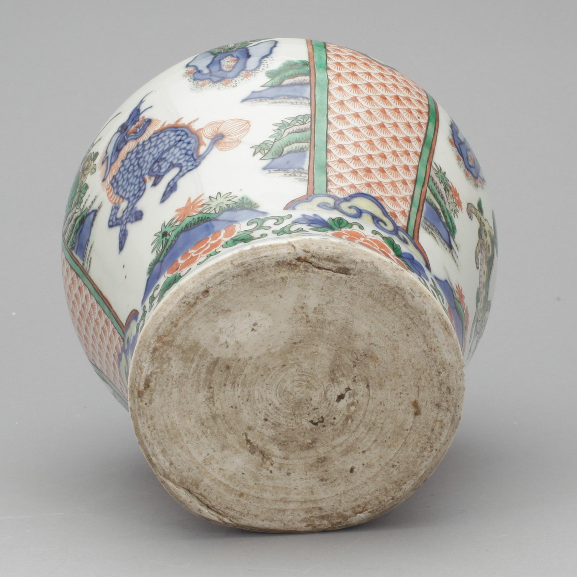 VAS, porslin, Kina Transition-stil, 1900-talets början.