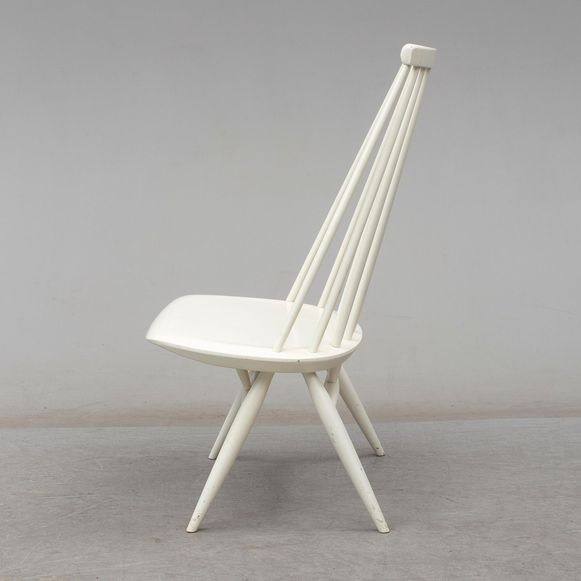 ILMARI TAPIOVAARA, a painted 'Mademoiselle' chair from Edsbyverken, 1960.