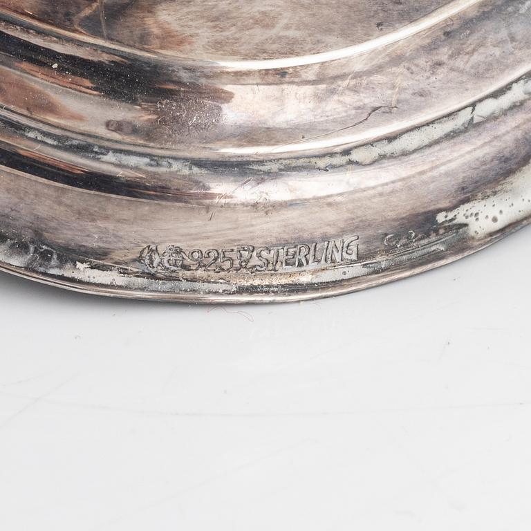 Kandelabrar, 925 sterlingsilver, ett par, tyska stämplar samt svenska importstämplar. 1900-tal.