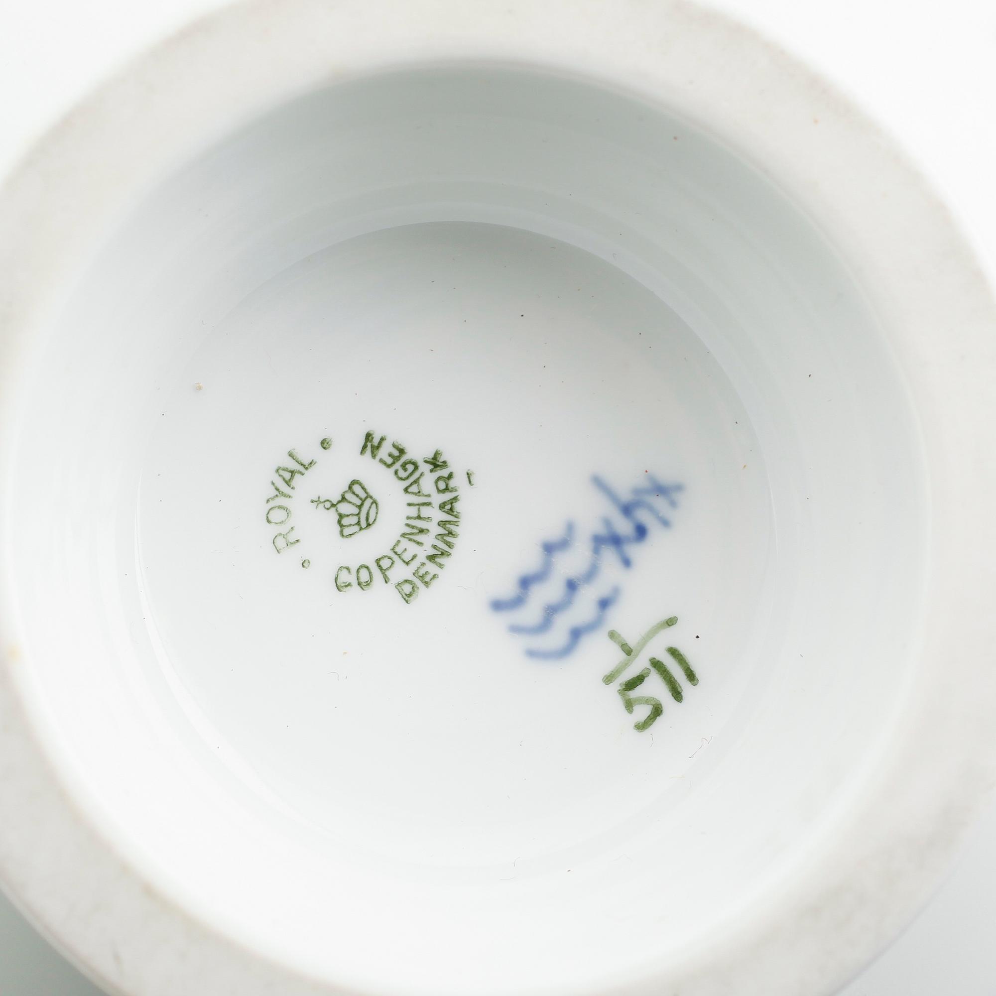 SERVISPORSLIN, 6 delar, porslin, Royal Copenhagen.