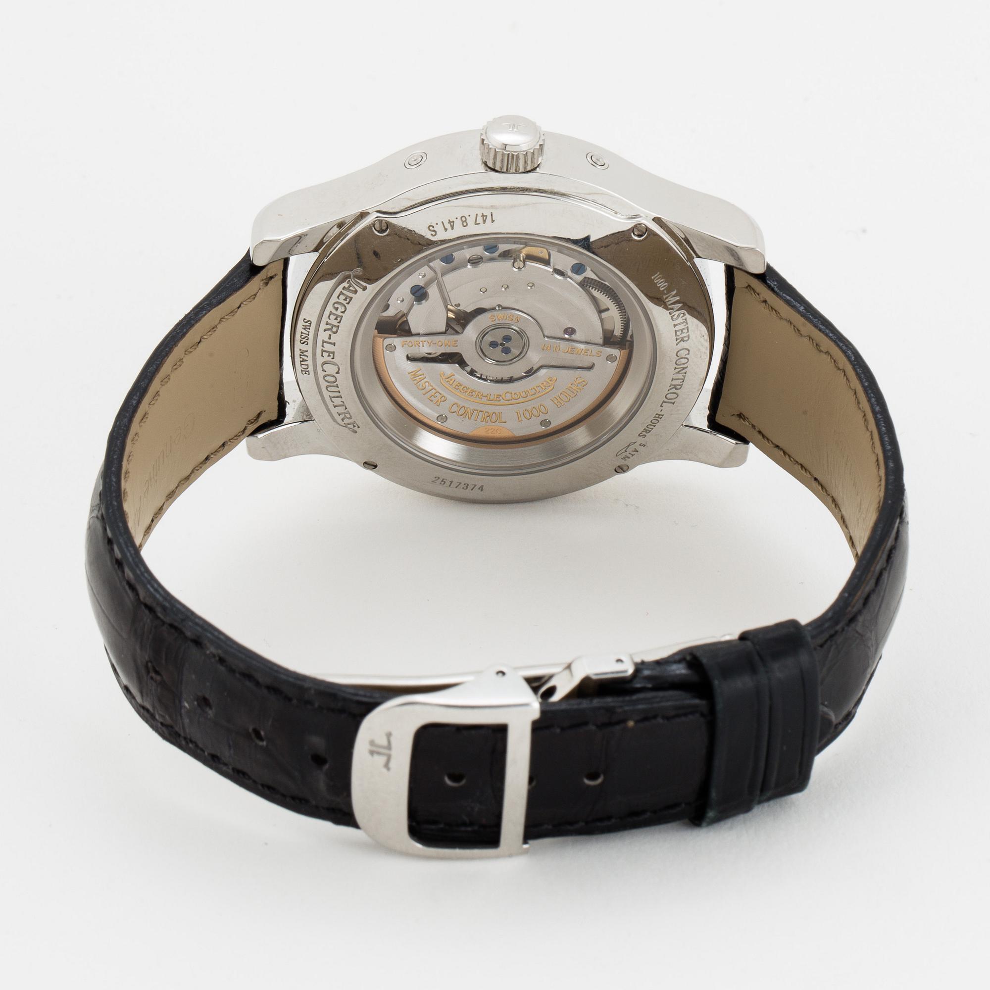 JAEGER-LE COULTRE, Master Calendar, wristwatch, 40 mm.