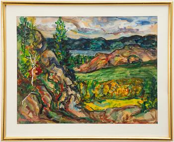 Albin Amelin, Landskap.