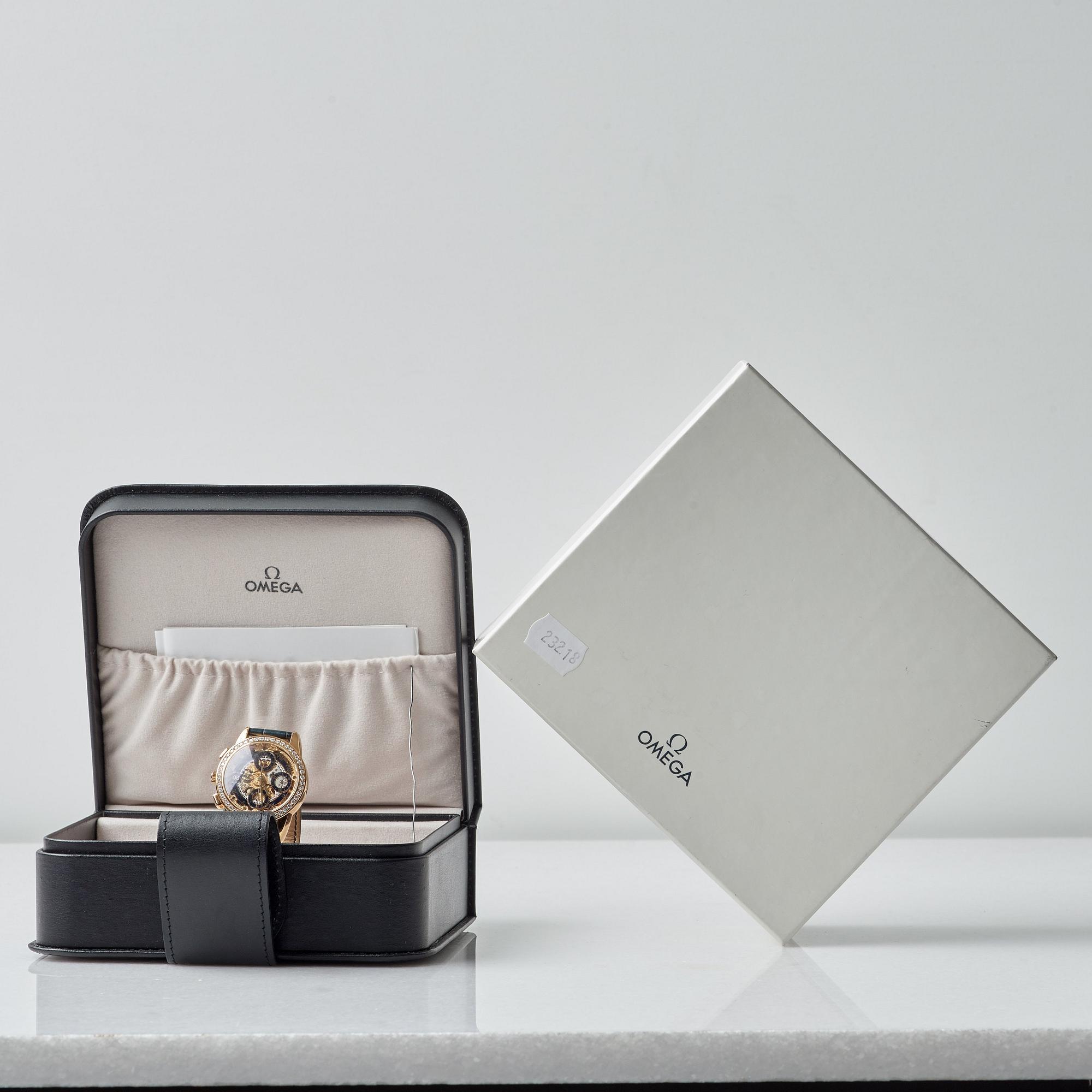 OMEGA, Louis Brandt II, chronograph, wristwatch, 38 mm,