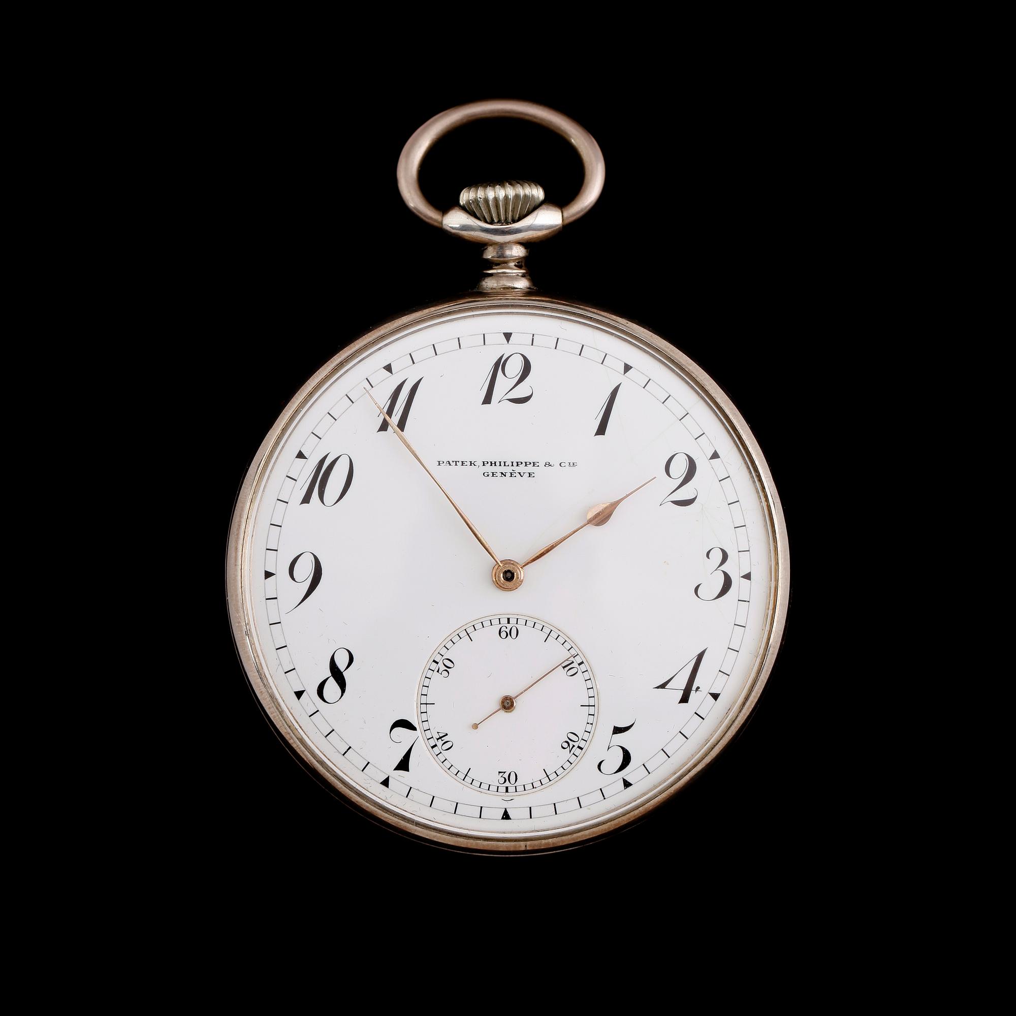 FICKUR, silver, Patek, Philippe & Cie, Genève, 1911.