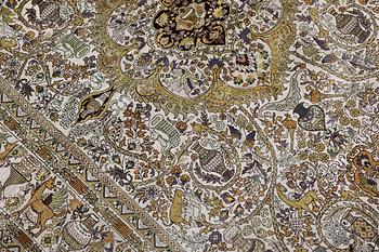 Matta, orientalisk old, silke, ca 202 x 123 cm.