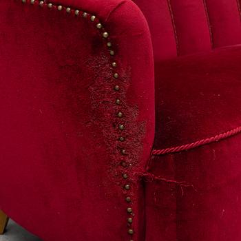OTTO SCHULZ, attributed to. A Swedish Modern sofa, 1940's.