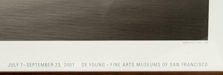 Hiroshi Sugimoto, offset/affisch, for De Young fine arts museum San Francisco, 2007.