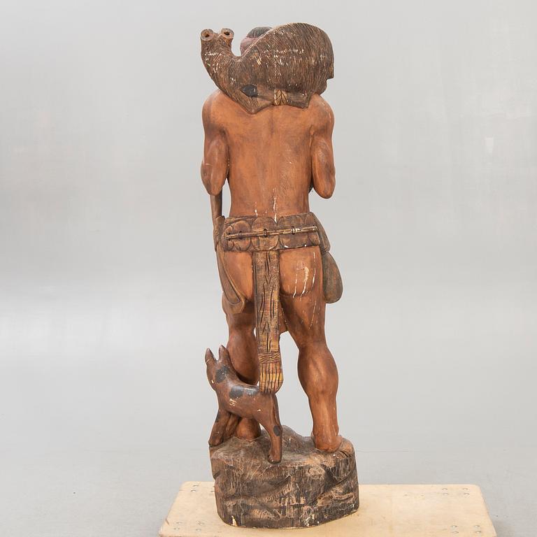 Sculpture, wood, second half of the 20th century.