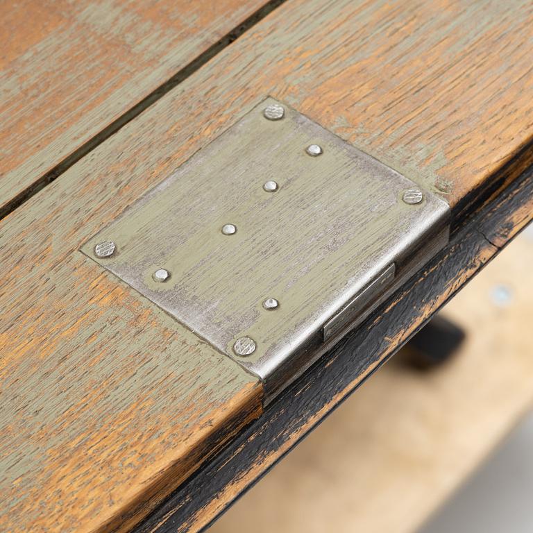 Snedklaffsekretär, barockstil, 1800-tal.