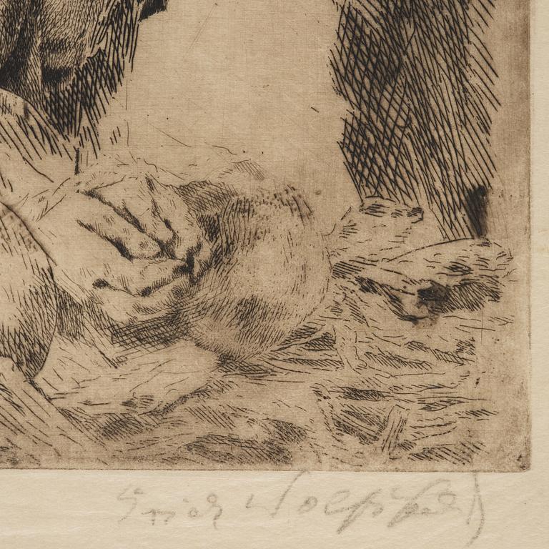 Erich Wolfsfeld, Abrahams offer.