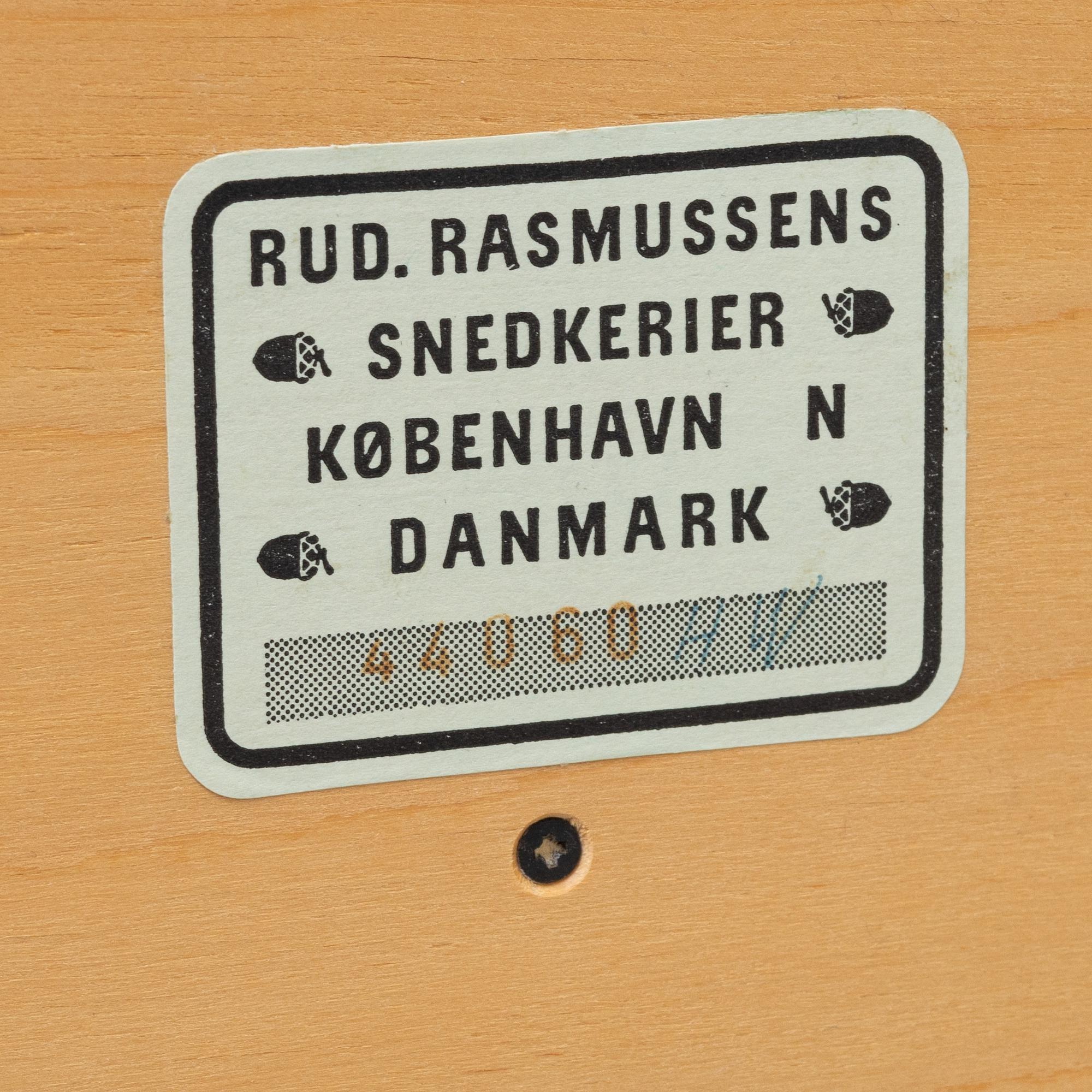 Mogens Koch, skåp, ett par, samt 6 moduler, "Byggereolen", Rud Rasmussens Snedkerier, Danmark, 1900-talets mitt.