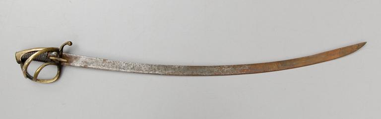 SABEL, för Kavalleriet, 1800-talets första hälft.