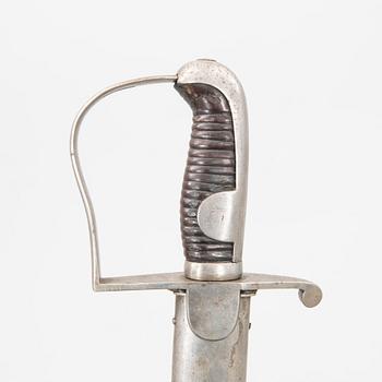 Sabel, svensk, m/1831 för artillerimanskap med balja.