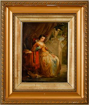 OKÄND KONSTNÄR, 1800-tal, olja på duk.