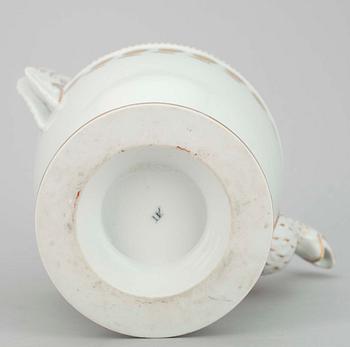 TEKANNA, porslin, empire, Popov, 1800-talets första hälft.