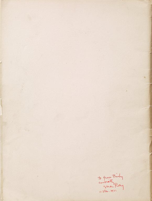 "Électricité - Dix rayogrammes de Man Ray et un texte de Pierre Bost", 1931.