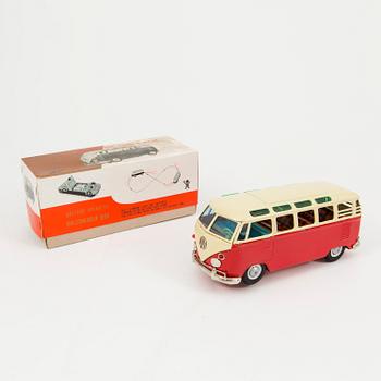 A tinplate Bandai "Volkswagen Bus", Japan, 1960s.