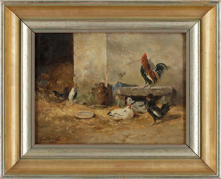 CLAUDE GUILLEMINET, olja på duk, signerad.