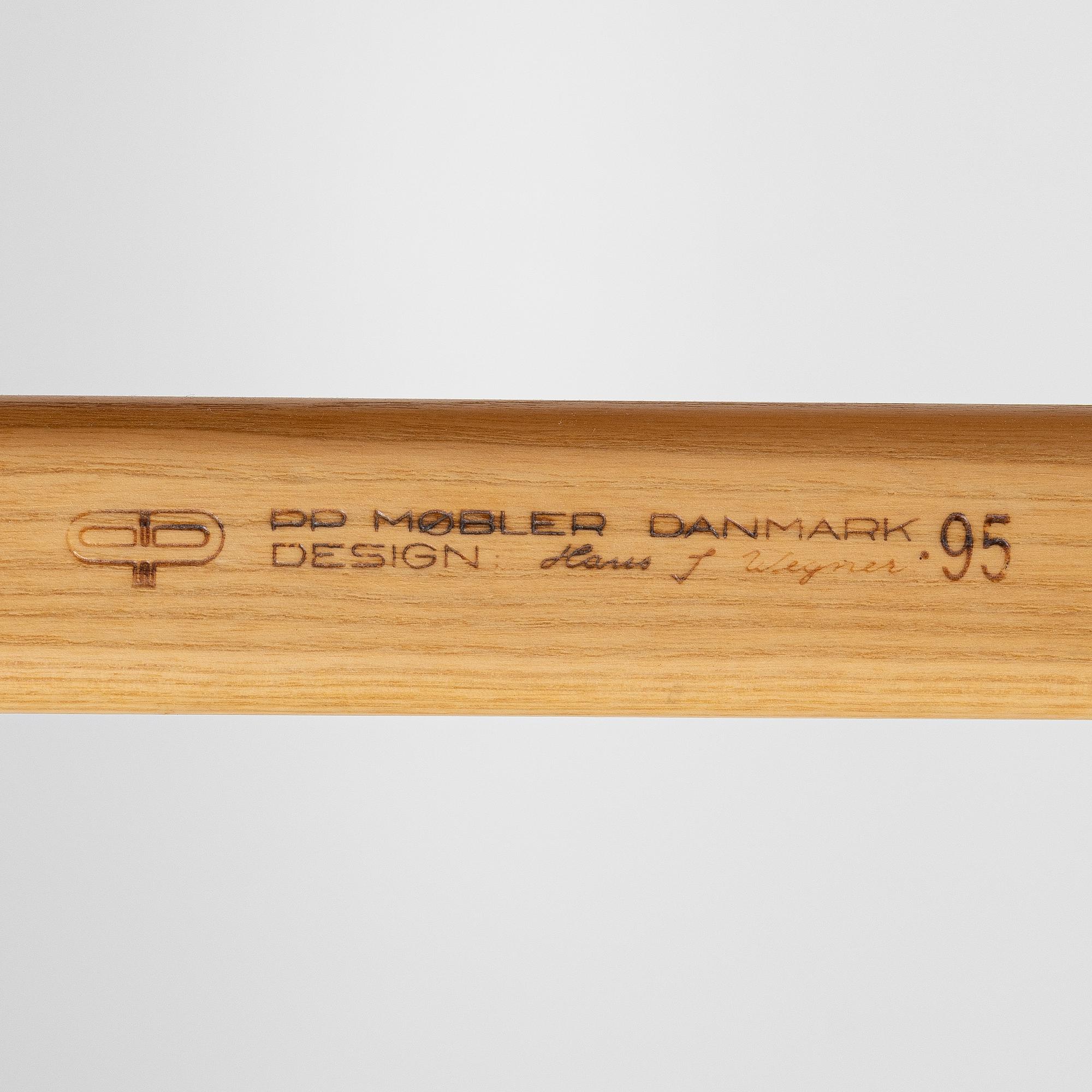 Hans J. Wegner, fåtöljer ett par, PP 112, PP Møbler, Danmark.