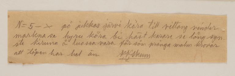 Nils Nilsson Skum, Renar, häst och akkjor.