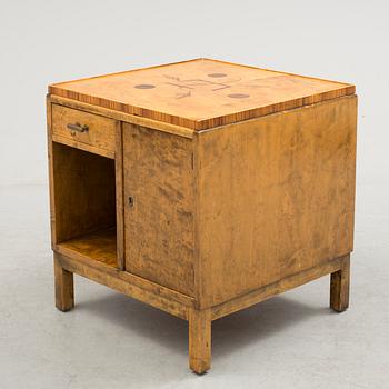 An Art Deco inlay smoking table, 1930's.