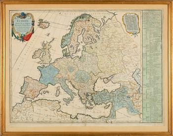 KARTA, gravyr, dat 1771.