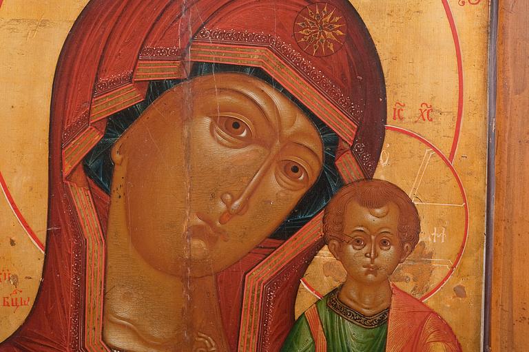 ICON. MOTHER OF GOD OF KAZAN.