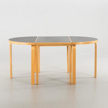 ALVAR AALTO, a 3 piece dining table.