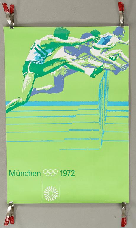 PLANSCHER, 6 st, OS München, 1972.